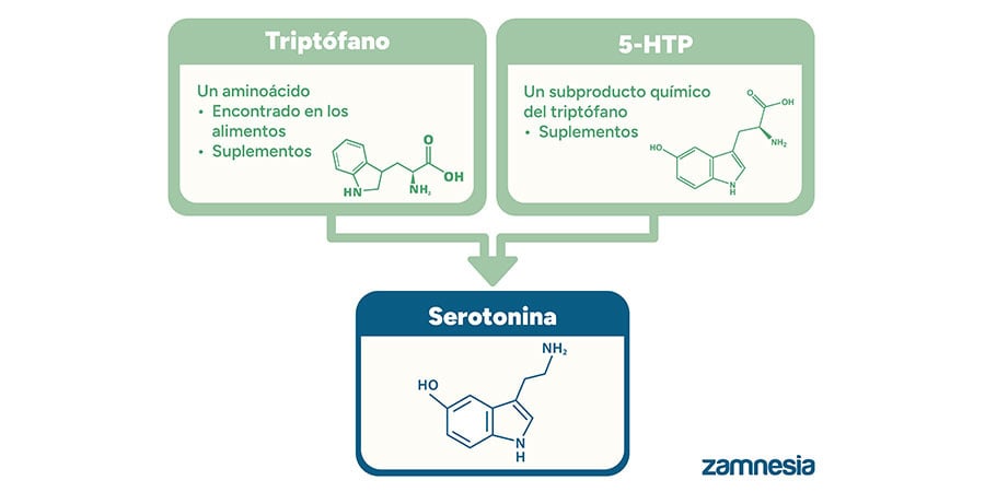Triptófano vs. 5-HTP
