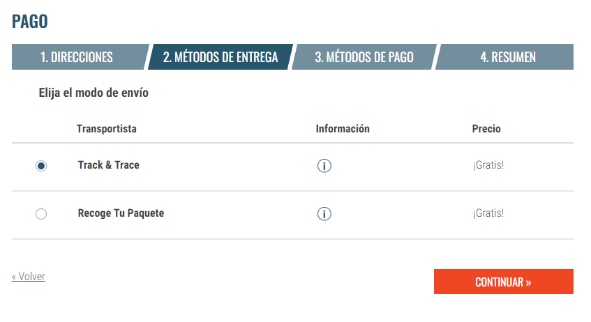 Elige 'Recoge Tu Paquete' elige 'recoge tu paquete'
