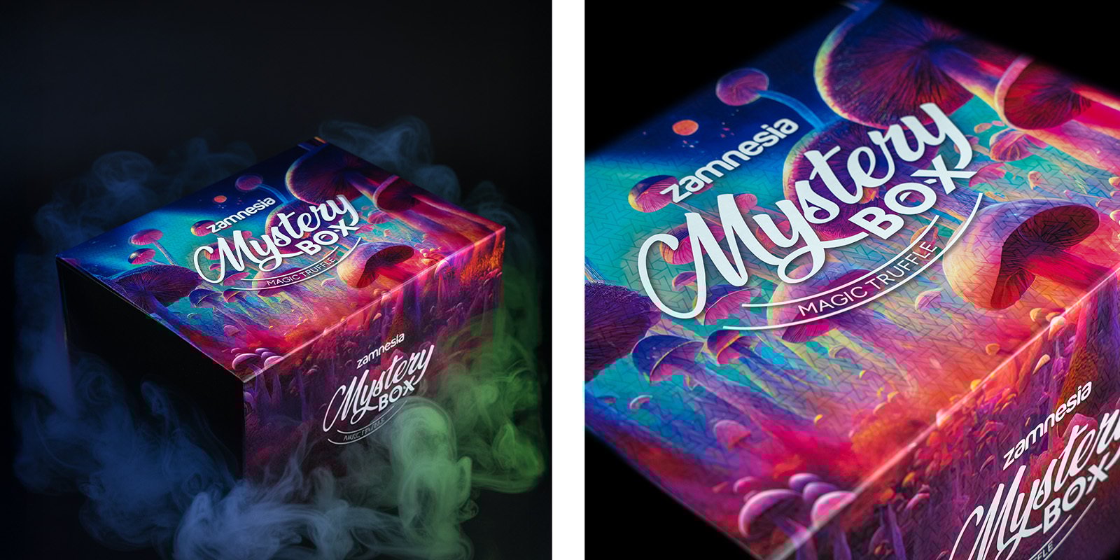 Zamnesia - Magic Truffle Mystery Box: Más de 400 € en sorpresas con trufas mágicas