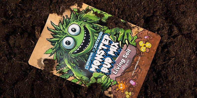 Zamnesia x Bionova - Monster Bud Mix Living Soil: Para la salud de las plantas y de la tierra