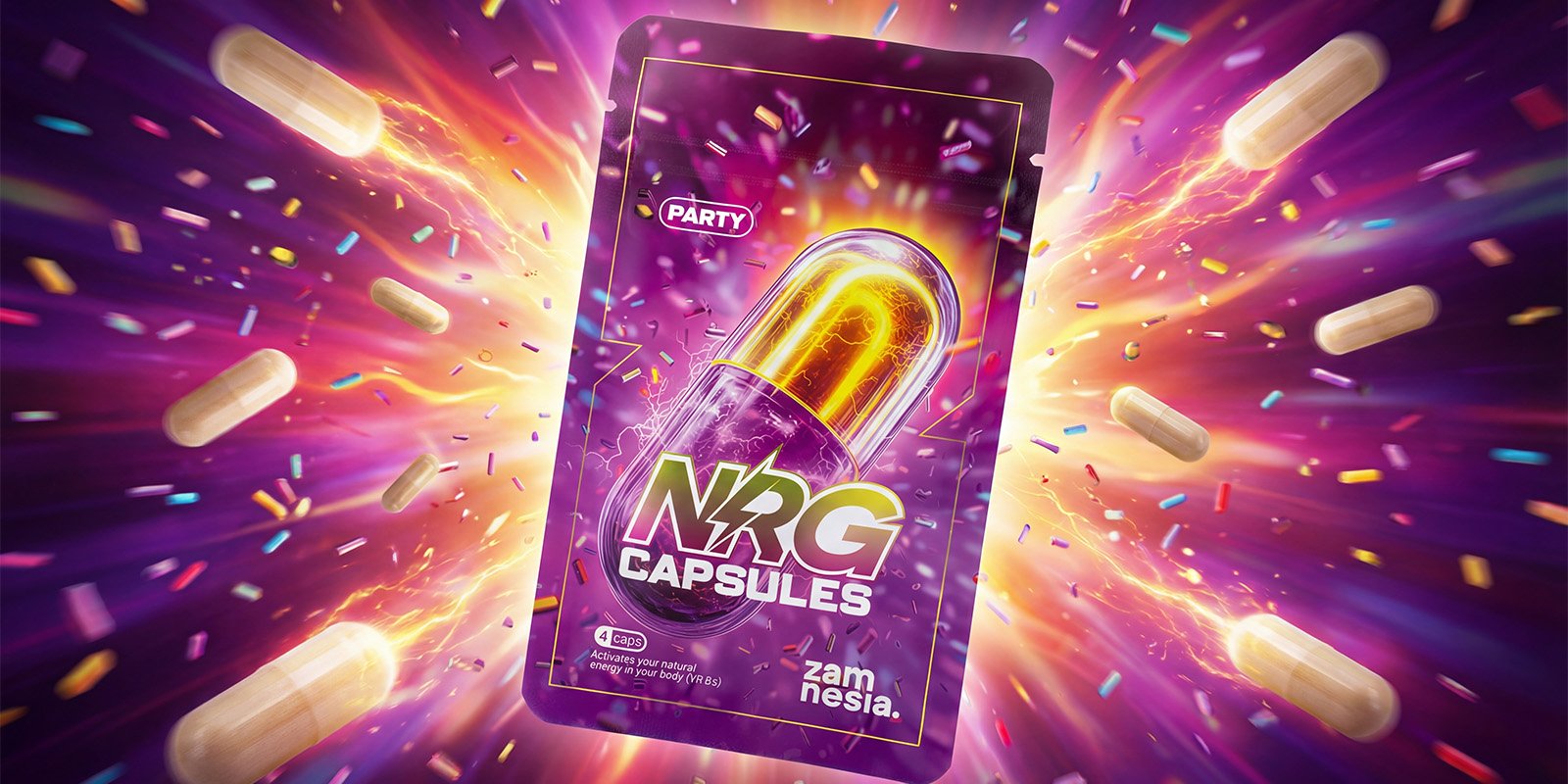 Zamnesia NRG – Natural Party Capsules con extractos botánicos Zamnesia NRG – Natural Party Capsules con extractos botánicos