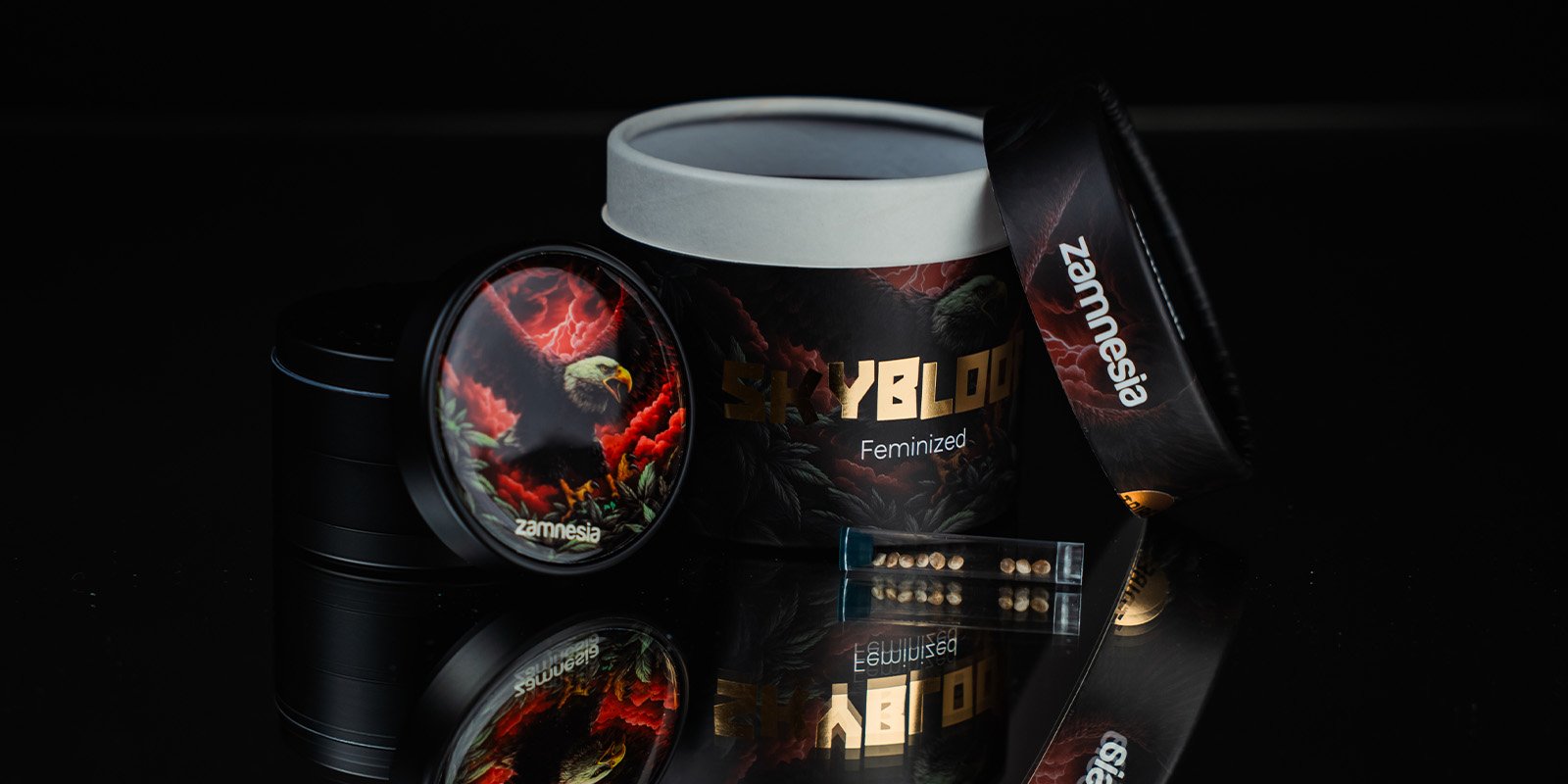 Skyblood - Zamnesia Seeds: Potencia landrace con toques OG Skyblood - Zamnesia Seeds: Potencia landrace con toques OG