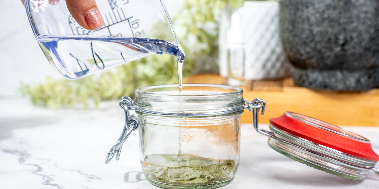 Paso 2: Infusionar el disolvente Paso 2: Infusionar el disolvente