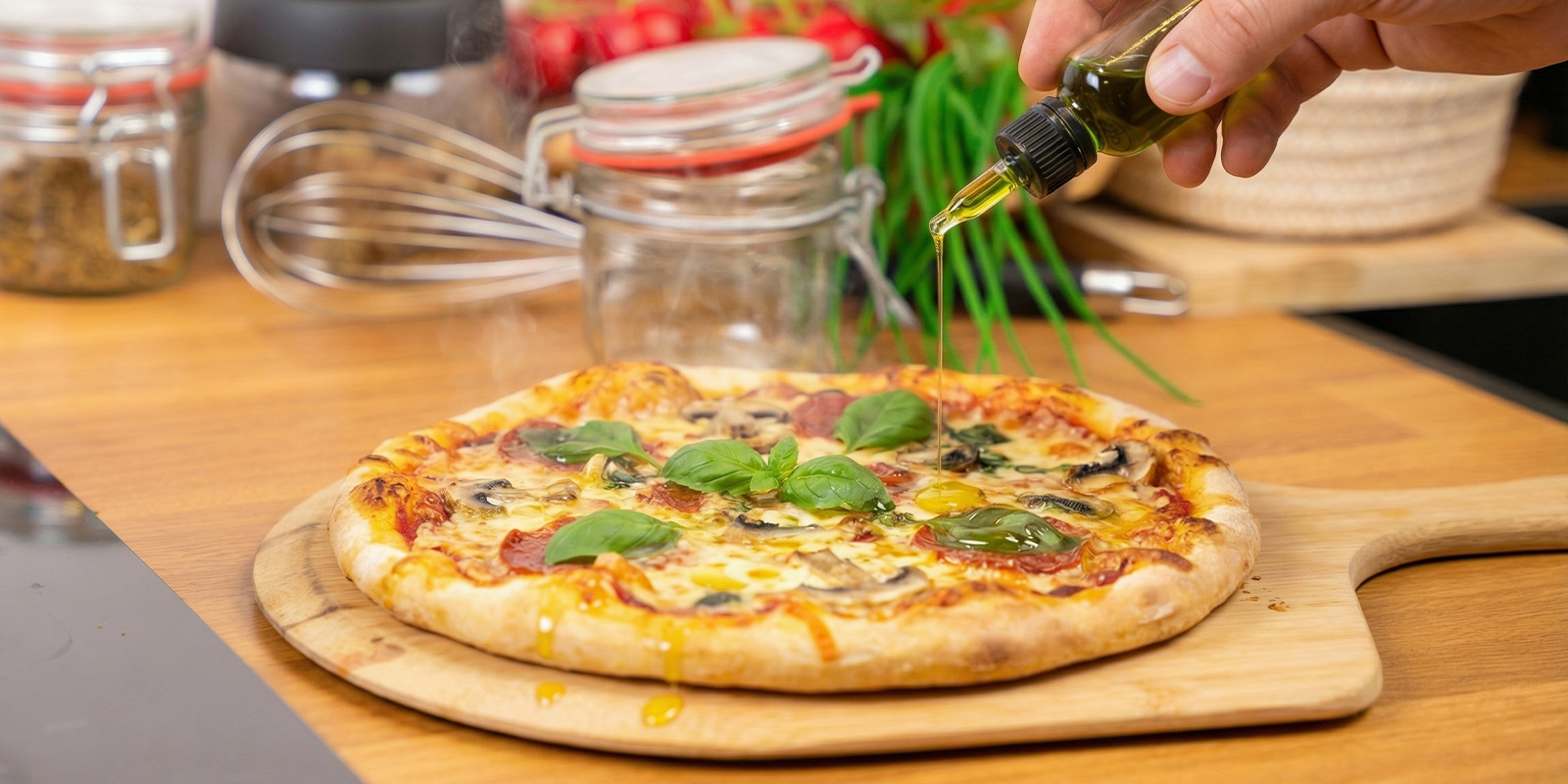 Termina con más aceite infusionado Termina con más aceite infusionado