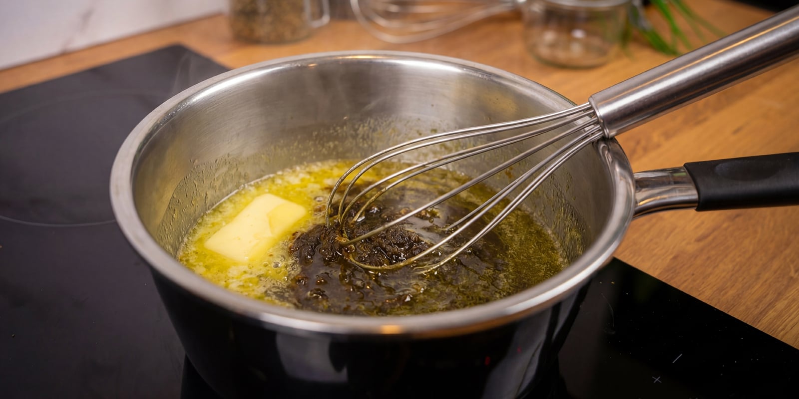 Prepara mantequilla de hash