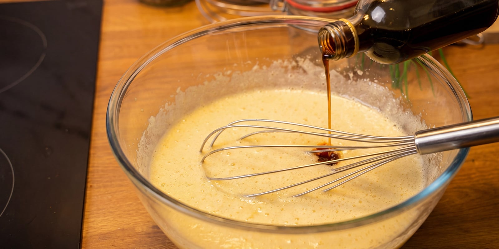 Mezcla huevos y azúcar