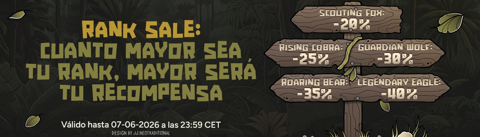 TRIBE WEEK Rank Sale ES TW5 Offerpage Banners_offer