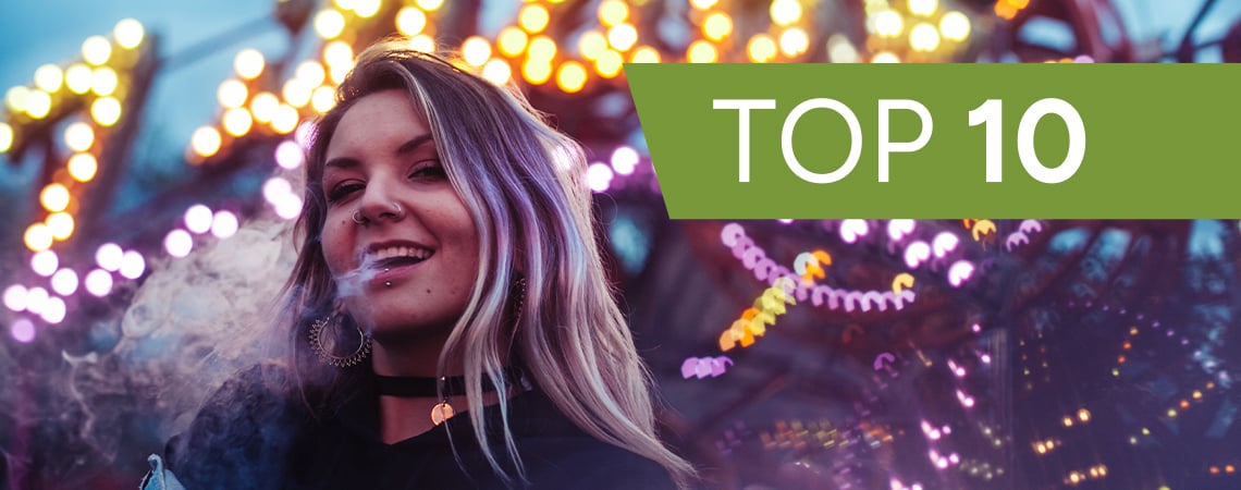 Top 10 de influencers de la marihuana en 2025
