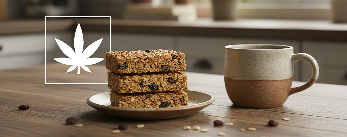 Barritas de granola con marihuana (sin gluten)
