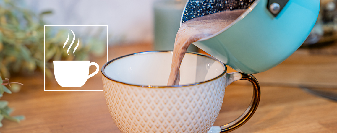 Cómo preparar chocolate caliente mágico con setas