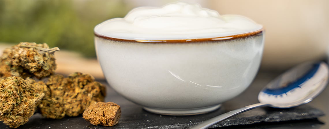 Cómo hacer yogurt de hachís
